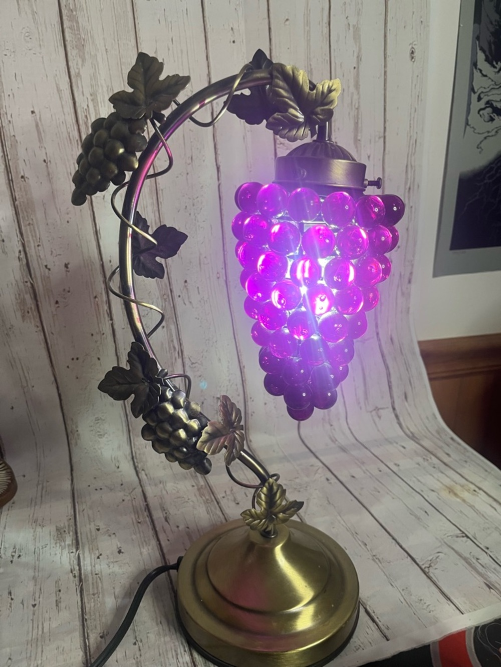 Touch sensor light Grape Design Table Lamp Purple Vines Royal Arden?